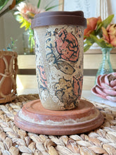 Load image into Gallery viewer, Distressed Betty Tumbler with lid T-1