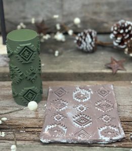 #003-Aztec Texture Roller *FREE SHIPPING* in US