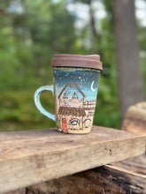 Load image into Gallery viewer, #037 Wandering at Dusk Tumbler with Lid &amp; Handle
