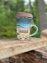 Load image into Gallery viewer, #037 Wandering at Dusk Tumbler with Lid &amp; Handle
