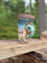 Load image into Gallery viewer, #037 Wandering at Dusk Tumbler with Lid &amp; Handle
