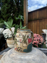 Load image into Gallery viewer, Room #020  Teal &amp; Bloom Mug
